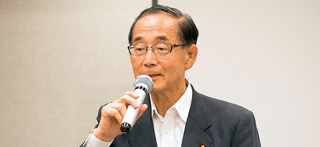 衆議院議員・予算委員会常任理事　原田義昭様