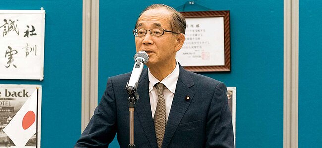 衆議院議員・消費者問題特別委員長の原田義昭様