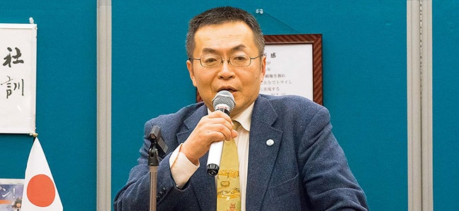 在日本ルーマニア商工会議所会頭の酒生文弥様