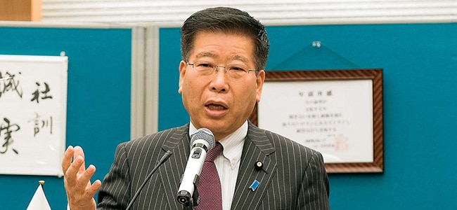 参議院議員・内閣総理大臣補佐官の衛藤晟一議員