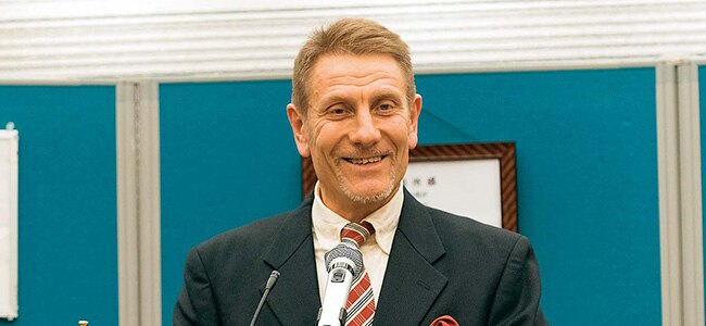 ピークミーアップ株式会社の共同代表取締役社長のクロード・パトリック様