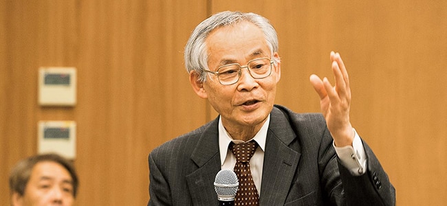 新しい歴史教科書をつくる会前会長の杉原誠四郎様