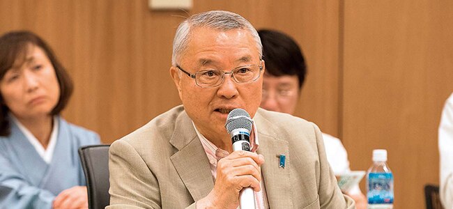 新しい歴史教科書をつくる会副会長の岡野俊昭様