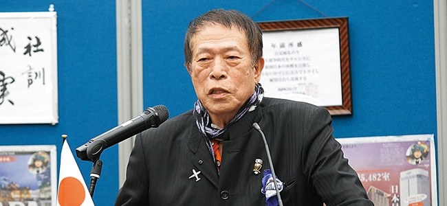 塾長・最高顧問　元谷 外志雄