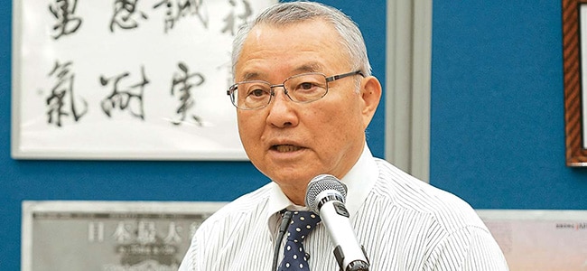 新しい歴史教科書をつくる会副会長・元銚子市長の岡野俊昭様