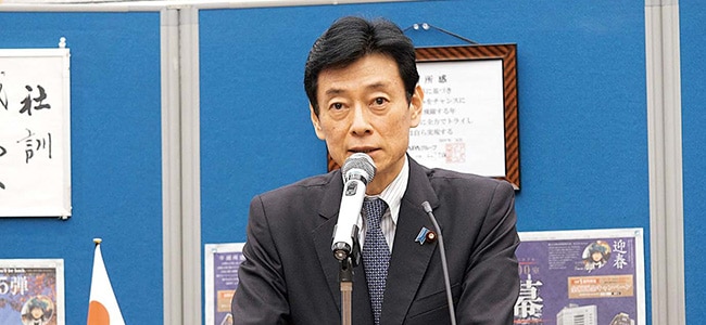 内閣官房副長官・衆議院議員の西村康稔様