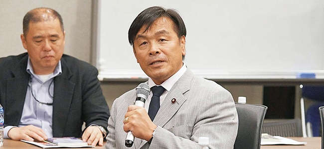 元文部科学大臣・衆議院議員の馳浩様