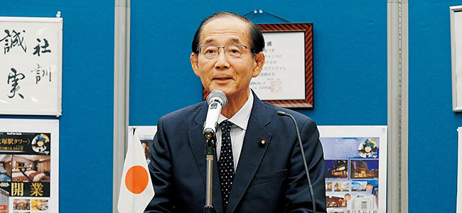 前環境大臣で衆議院議員の原田義昭様